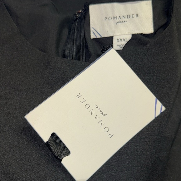 Pomander Place NEW Black Lillith Gold Lace Formal Maxi Dress Size XXXL - Picture 11 of 11